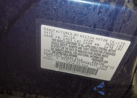 2018 Nissan Kicks Sv from USA, damaged, VIN 3N1CP5CU8JL497665